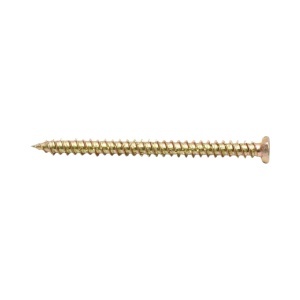 Surub montaj usi-ferestre 7.5x92mm, torx TX30, otel zincat galben 100 buc/cutie - Img 3