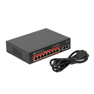 Switch POE PNI SWPOE82, 8 porturi POE 100 Mbps si 2 porturi UP Link 100 Mbps, 120W, functie AI Extend pana la 250m, protectie fulger 4kV - Img 4