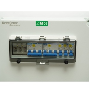 Tablou electric grup prize organizare santier 2x415V/32A, 3x250V/16A, 12 module 540x360x180mm IP67 Breckner Germany - Img 5