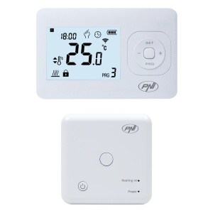 Termostat fara fir PNI CT62 pentru centrale termice, afisaj iluminat, programe zilnice - Img 11