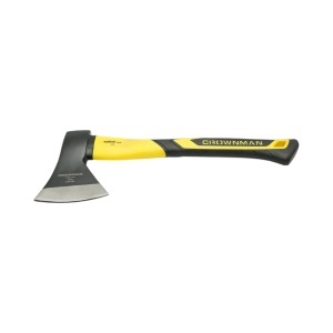 Topor profesional 600g cu lama din otel forjat, coada din fibra de sticla si maner antiderapant TPR Crownman - Img 3