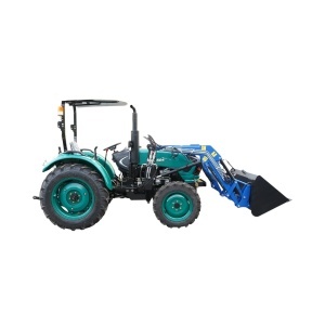 Tractor 60CP 4x4 cu semicabina, incarcator frontal hidraulic, cupa 1400mm KONIG 604 - Img 5