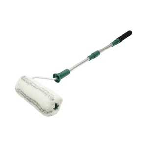 Trafalet poliacril 18cm, diametru rola 80mm, fir 18mm, maner telescopic aluminiu 42-84cm Breckner Germany