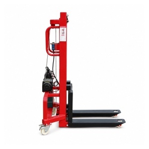 Transpalet manual 300kg cu ridicare electrica 12V, inaltime maxima 1.6m, telecomanda wireless - Img 6