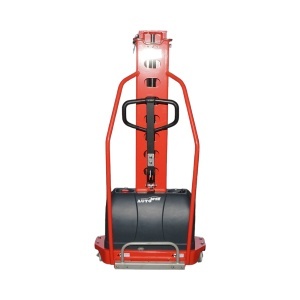 Transpalet semi-electric 1T cu autoincarcare, baterie Li-ion 12V, 50Ah, inaltime ridicare 1300mm - Img 3