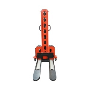 Transpalet semi-electric 500kg cu autoincarcare, baterie Li-ion 12V, 33Ah, inaltime ridicare 1300mm - Img 3