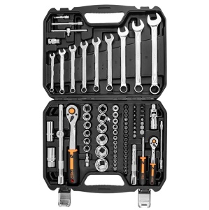 Trusa scule 1/4" si 1/2", 82 piese NEO TOOLS, 25 ani GARANTIE - Img 3