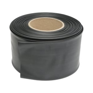 Tub termocontractabil 90mm negru 25m/rola