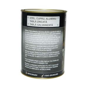 Vopsea email anticoroziva 3 in 1 maro ciocolatiu mat pentru metal 2kg, direct pe rugina, pe baza de apa Breckner Germany - Img 4