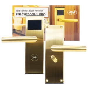 Yala control acces hotelier PNI CH2000R PRO Gold cu cititor de card deschidere pe partea dreapta - Img 4