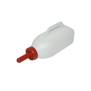 Adapatoare sticla de plastic cu suzeta 2 L pentru vitei Breckner Germany - Img 2