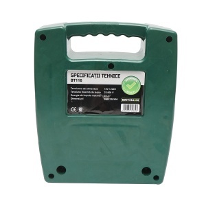 Aparat generator de impulsuri 25 Joule, 120km pentru gard electric 12-220V Britmann - Img 4