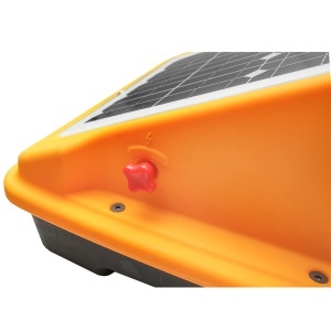 Aparat generator impulsuri pentru gard electric 4 Joule cu panou solar 10W si baterie 12V/9Ah Breckner Germany - Img 6