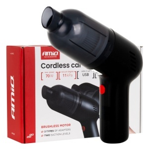 Aspirator auto reincarcabil 70W 11kPa USB-C VC-08 Amio