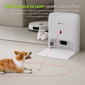 Aspirator robot inteligent cu functie mop 8500Pa, statie auto-golire, navigatie laser LDS, baterie 5200 mAh, perie anti-incurcare, control aplicatie WiFi Extravis - Img 6