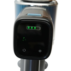 Aspirator vertical fara fir 200W, putere aspirare 30 kPa, baterie 2000mAh, recipient praf 600ml, 3 moduri de aspirare, ecran tactil LED, motor brushless, perie iluminata LED - Img 11