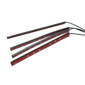 Banda LED lumini ambientale auto 12V cu telecomanda, control muzical 4x267mm RGB Breckner Germany - Img 6