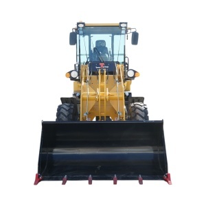 Buldoexcavator articulat compact 1.8T, motor diesel 50CP Euro 3 cu brat excavator, cupa frontala, furci paleti, picon hidraulic THOR - Img 4