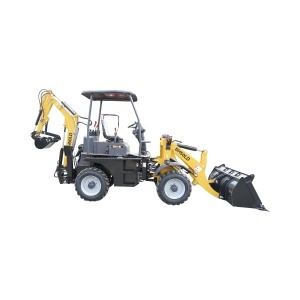 Buldoexcavator articulat compact 2.5T, motor diesel 52CP, adancime sapare 1600mm, cupa frontala si brat excavare spate THOR - Img 5