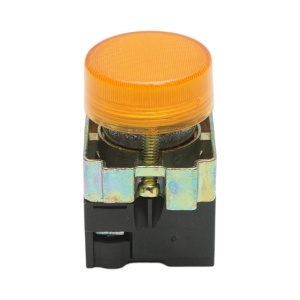 Buton indicator LED galben 220V LAY5 Breckner Germany - Img 2