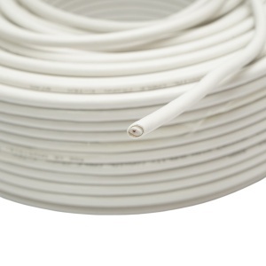 Cablu coaxial RG6 CCTV K-TEX 1mm CCA, ecranat, 75 Ohm, PVC alb 100m/rola - Img 3