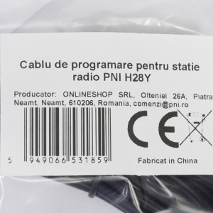 Cablu de programare pentru statie radio PNI H28Y, USB-C, negru - Img 2