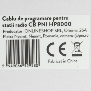 Cablu de programare pentru statiile radio CB PNI Escort HP8000L, HP8001L, HP8024 - Img 3