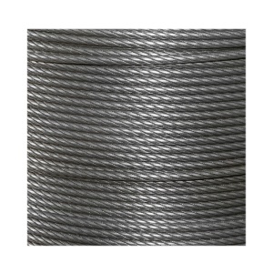 Cablu troliu otel 6x19 fi 11mm cu inima metalica 250m/rola batut 0,7kg/1m - Img 3