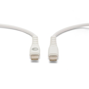 Cablu USB-C la USB-C pentru Incarcare si Transfer Date, 2 m, Alb - Img 2