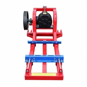 Cadru metalic pompa apa centrifuga WK88 cu suport motor, reductor, transmisie pe curea, prindere in 3 puncte si cardan inclus - Img 6