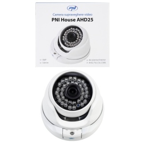 Camera supraveghere video PNI House AHD25 5MP, dome, lentila 3.6mm, 36 LED-uri IR, de exterior sau interior, IP66 - Img 8