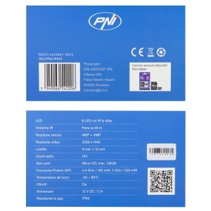 Camera supraveghere video PNI House IP574 cu Wi-Fi, PTZ, dual lens 4MP + 4MP, zoom optic 10X, IP65 - Img 15