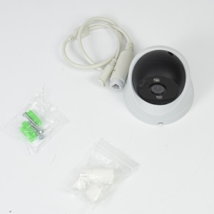 Camera supraveghere video PNI IP808JS, POE, 8MP, 2.8mm, black light, filmeaza color noaptea, pentru exterior, alb - Img 2