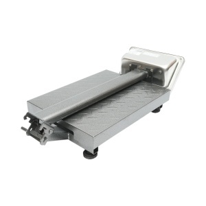 Cantar electronic de podea 150kg tip platforma 400x300mm cu brat pliabil, afisaj LCD Breckner Germany - Img 5