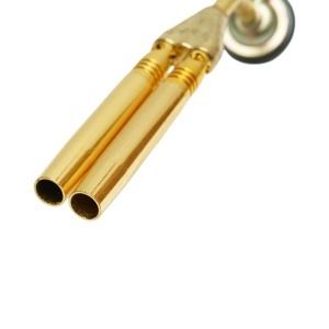 Cap arzator butelie gaz spray cu flacara dubla pentru lipire, rotire 360 grade, aprindere manuala, flacara reglabila 1300°C - Img 6
