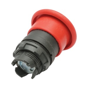 Cap buton comanda ciuperca rosu oprire de urgenta tip push-pull Ø 22mm ZBE Breckner Germany - Img 3