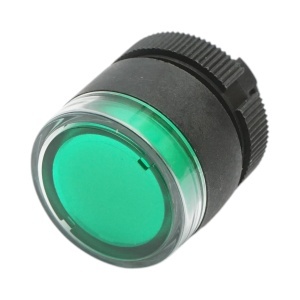 Cap buton comanda iluminat verde Ø 22mm LAY5 Breckner Germany - Img 2