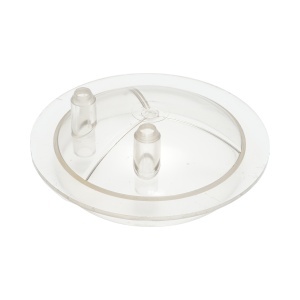 Capac transparent bidon 30L cu 2 iesiri pentru aparat de muls vaci Breckner Germany