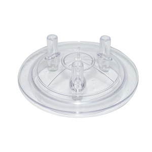 Capac transparent cu fusta bidon 30L 3 iesiri pentru aparat de muls vaci Breckner Germany