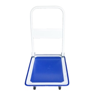 Carucior depozit cu platforma de transport 150Kg 725x475x840mm - Img 3