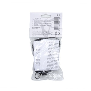 Casca cu microfon Midland MA21-SX cu 1 pin 2.5mm, buton PTT, pentru statii radio - Img 3