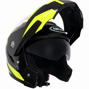 Casca Flip-up TECH L (negru+verde) - Img 3