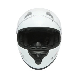 Casca moto integrala alba cu viziera transparenta si ochelari de soare, marimea L Arcane White Breckner Germany - Img 10