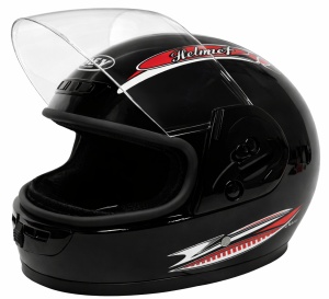Casca scuter Full Face Safe (neagra)