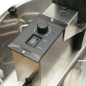 Centrifuga apicola electrica 120W 220V, extractor miere din inox cu 3 rame - Img 6