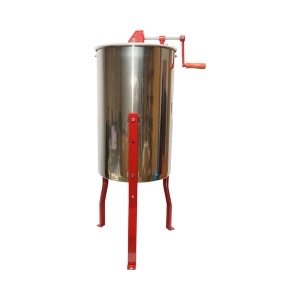 Centrifuga manuala apicola, extractor miere din inox cu 3 rame - Img 4