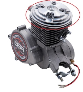 Chiulasa kit motor bicicleta TUNING 80cc (model 2) - Img 3