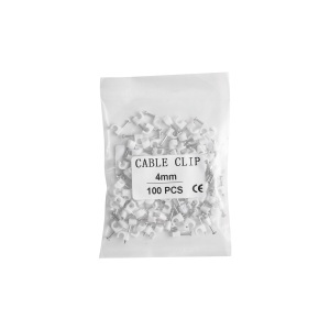 Clema cui 4mm pentru fixare cablu, 100 buc - Img 4