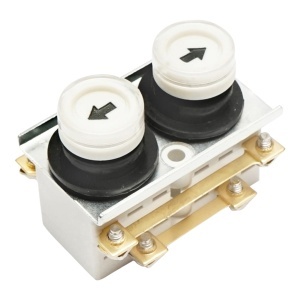 Comutator cu 2 butoane pentru telecomanda industriala 250V/16-20A - Img 1