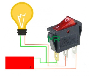 Comutator simplu 15A 250V - Img 2